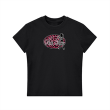 Load image into Gallery viewer, Club Never, Moon Baby Tee in Black
